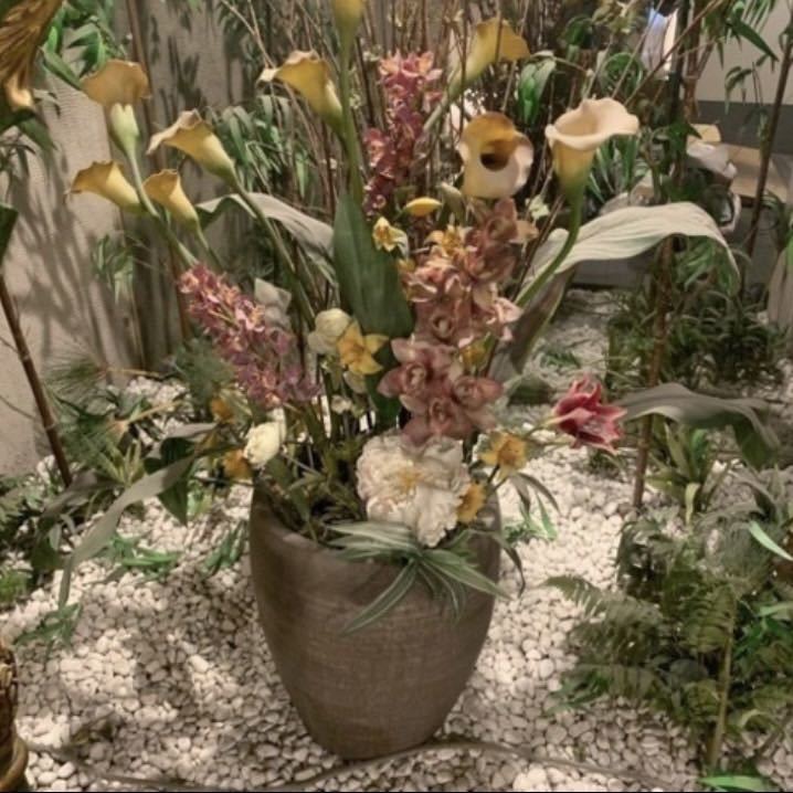  магазинный искусственный цветок очень большой декоративное растение искусственный цветок интерьер зеленый 