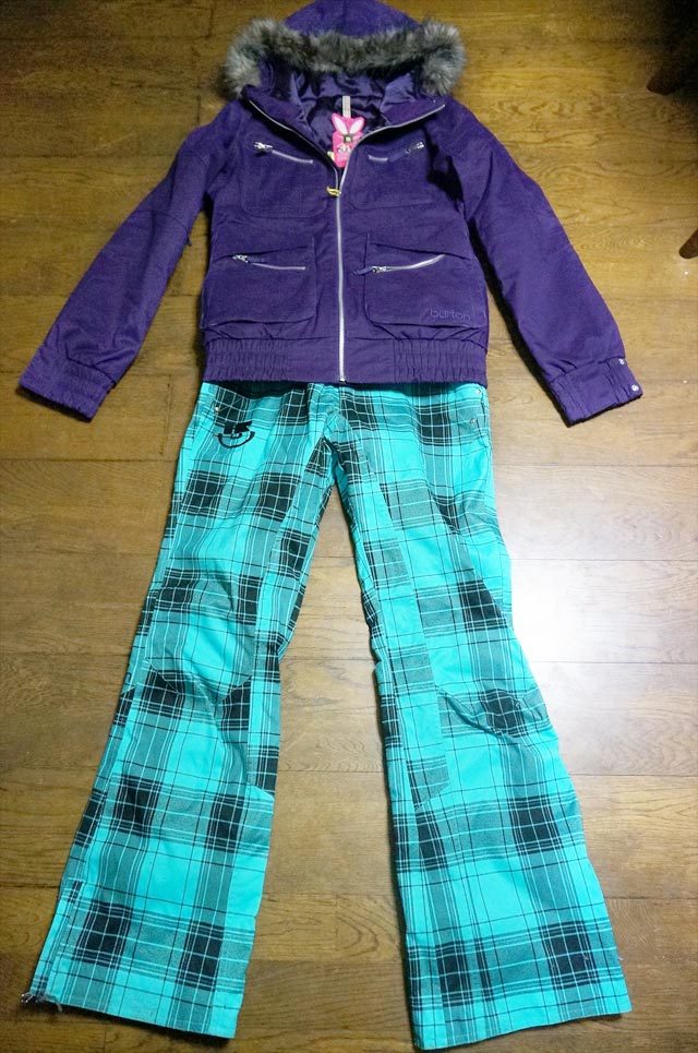 女性用 BURTON バートン スノーボードウエア LUSH JACKET + CHASE PANT 上下セット M*REWvolcom686atmysakanalogneffroxy_画像1