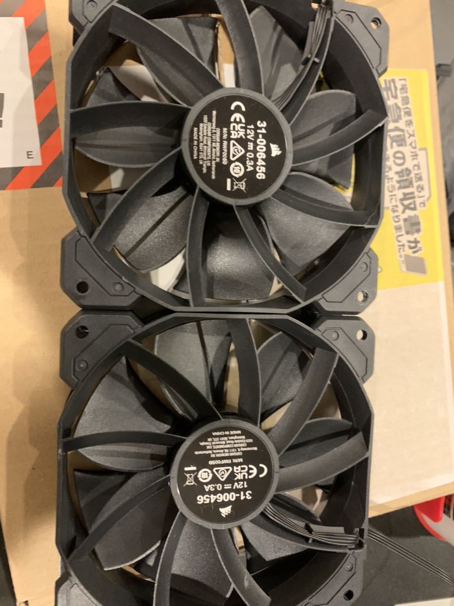 Corsair 12cm ケースファン未使用2個セット| JChere雅虎拍卖代购