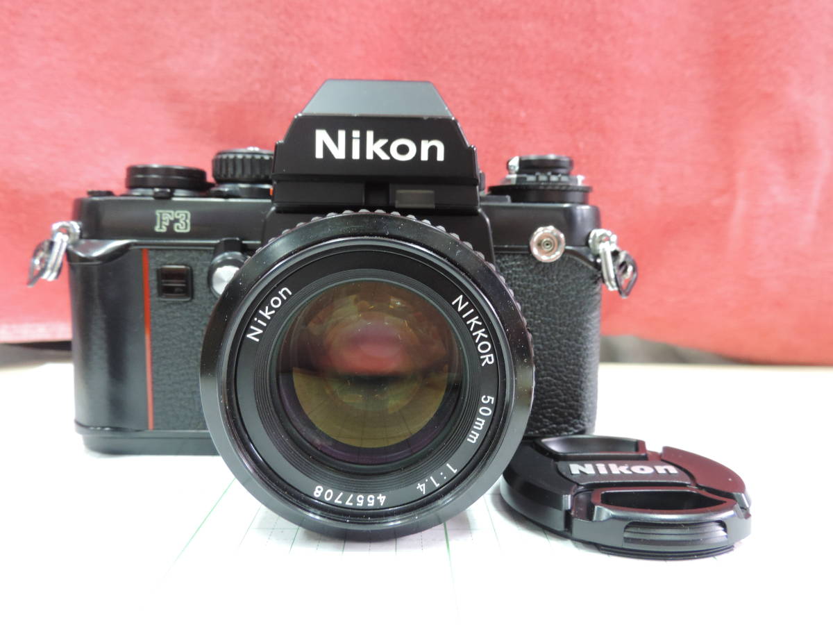 Nikon ニコン F3 アイレベル 一眼レフ フィルムカメラ NIKKOR 50mm 1:1.4 レンズ