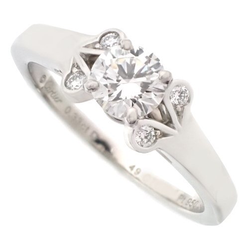 CARTIER(カルティエ) バレリーナ ソリテール リング 指輪 Pt950