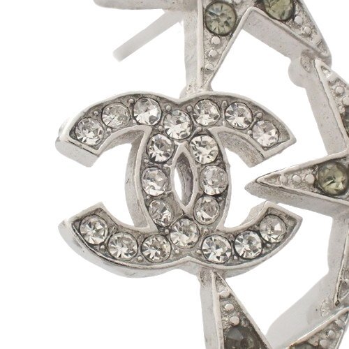 CHANEL(シャネル) ココマーク ラインストーン ピアス ピアス スター