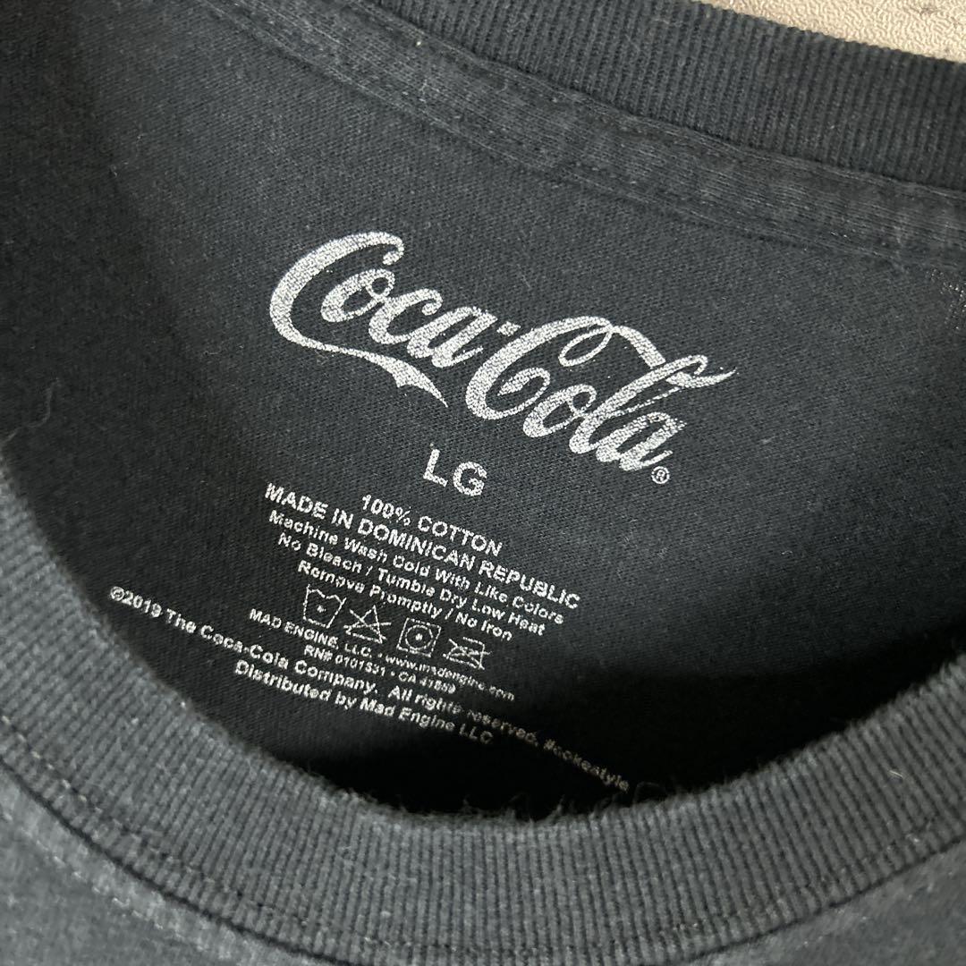 Coca Cola コカコーラ シロクマ コーク 熊 Tシャツ 半袖 輸入品 春服 夏服 海外古着 企業 会社 炭酸飲料 ロゴ アニマル