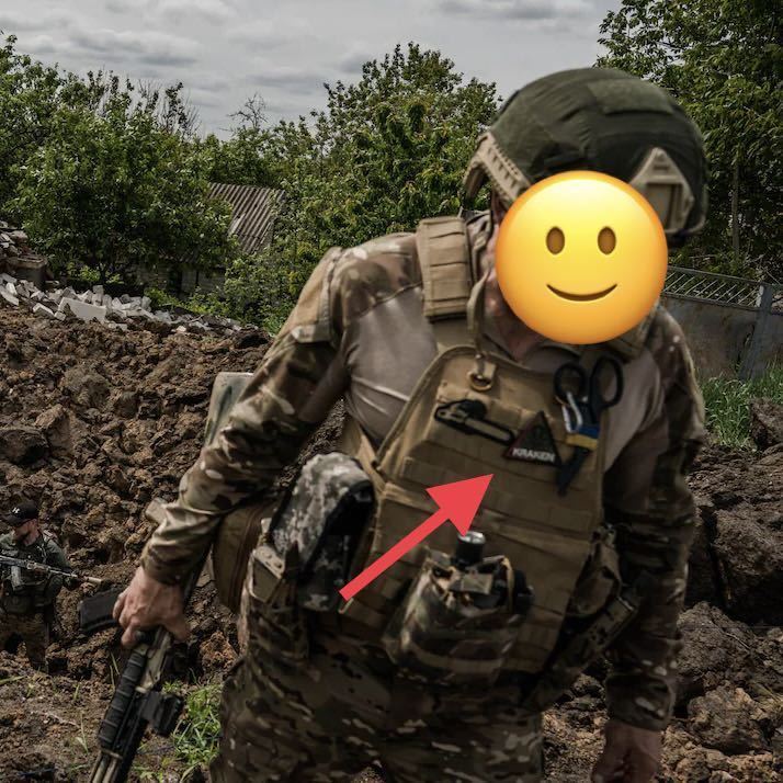 クラーケン部隊ワッペン 裏マジックテープ パッチ ベルクロ ウクライナ軍の画像4