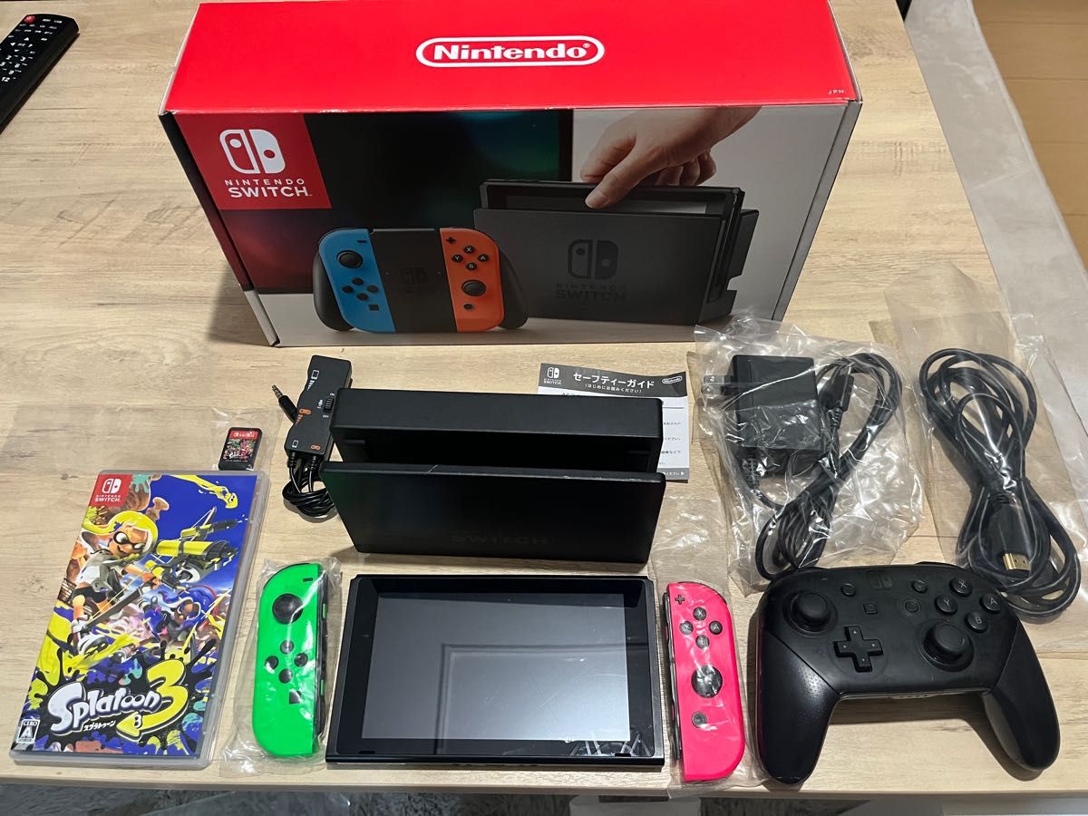 Nintendo Switch ニンテンドースイッチ本体 スプラトゥーン2&3 +