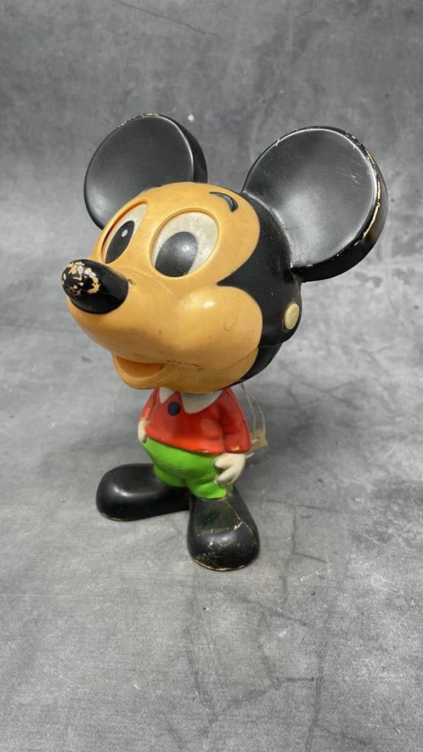 【送料無料】 1970年代 ディズニー Disney ミッキーマウス MICKEY MOUSE トーキング人形 Matel ヴィンテージ E0052_画像1