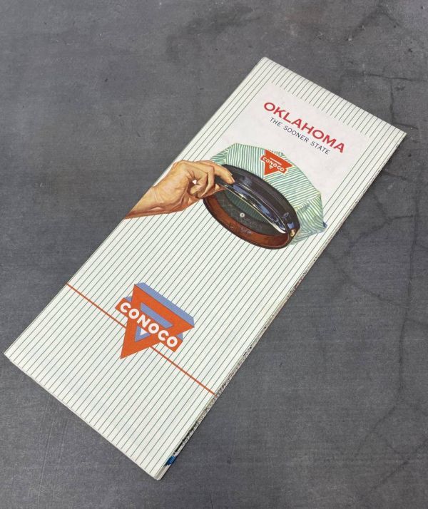 【送料無料】 1960年代 CONOCO アメリカ地図 ヴィンテージ S0134