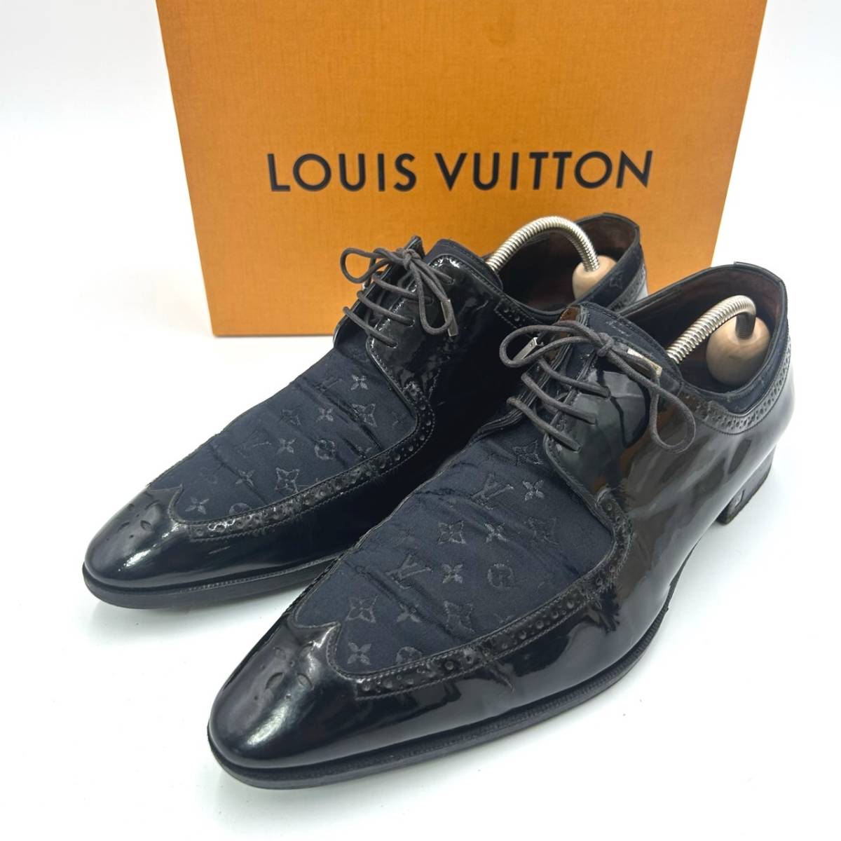 B824 Louis VLouis Vuitton ルイヴィトン 革靴 26 5cm 本革 シューズ