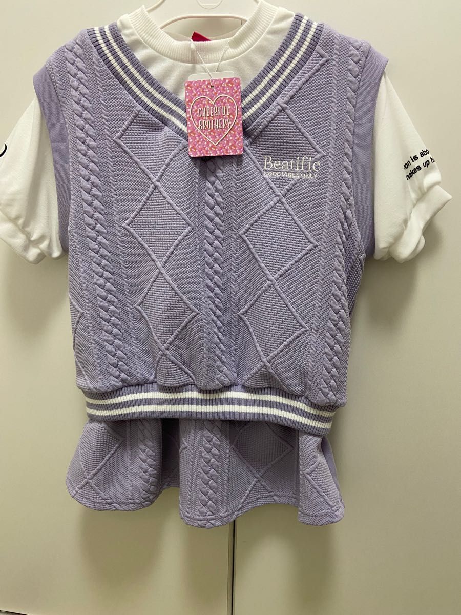 新品 キッズ セットアップ 120㎝ 半袖 女の子 2点セット 普段|PayPay