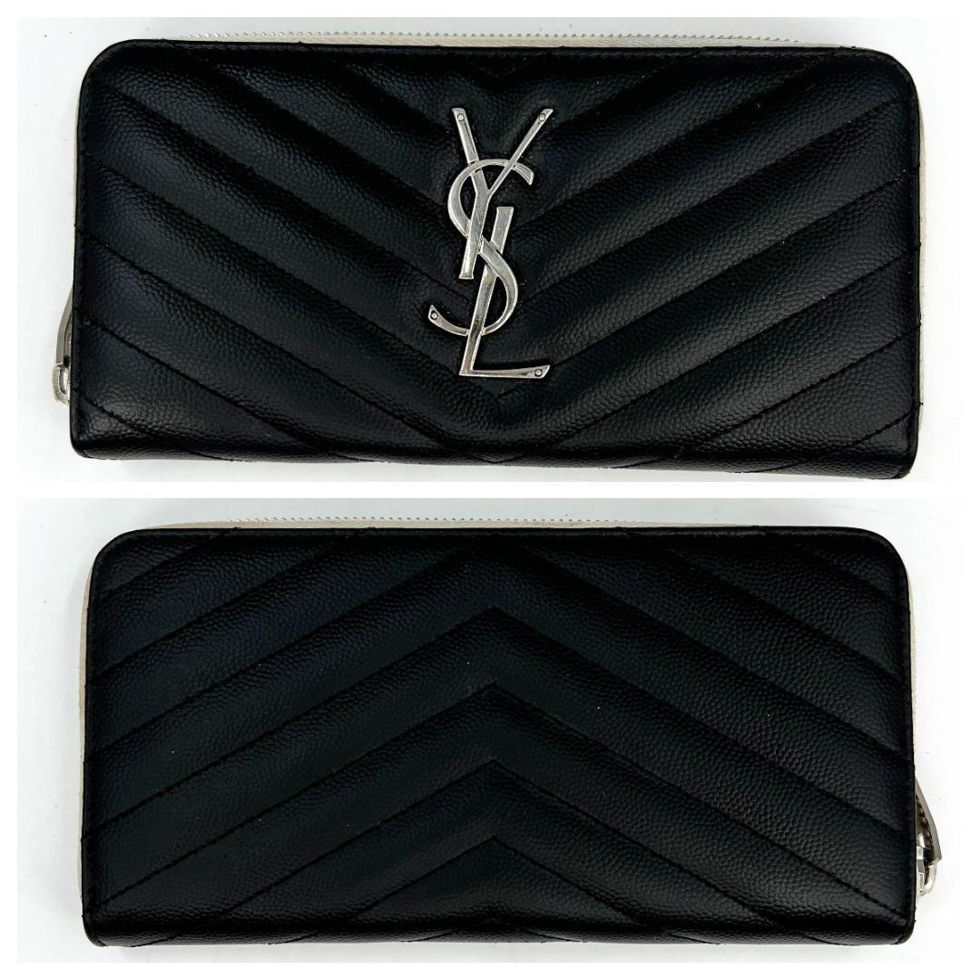 ☆極美品☆3459 本物保証 YVES SAINT LAURENT イヴサンローラン