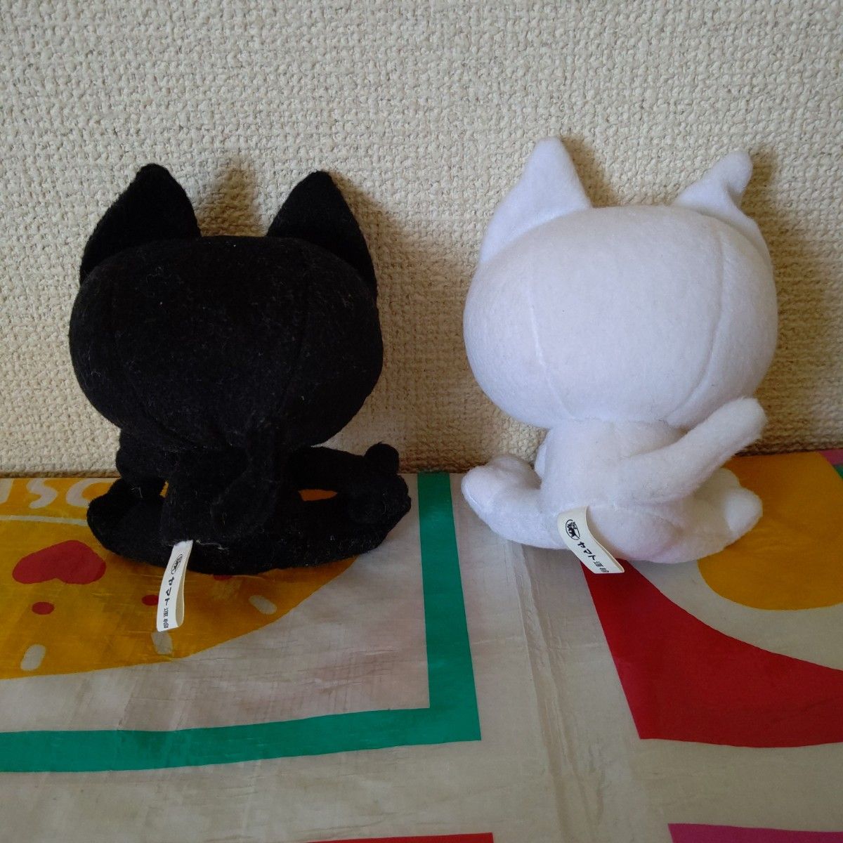 クロネコヤマト ぬいぐるみ クロネコヤマトぬいぐるみクロネコ・シロネコ2体セットノベルティ