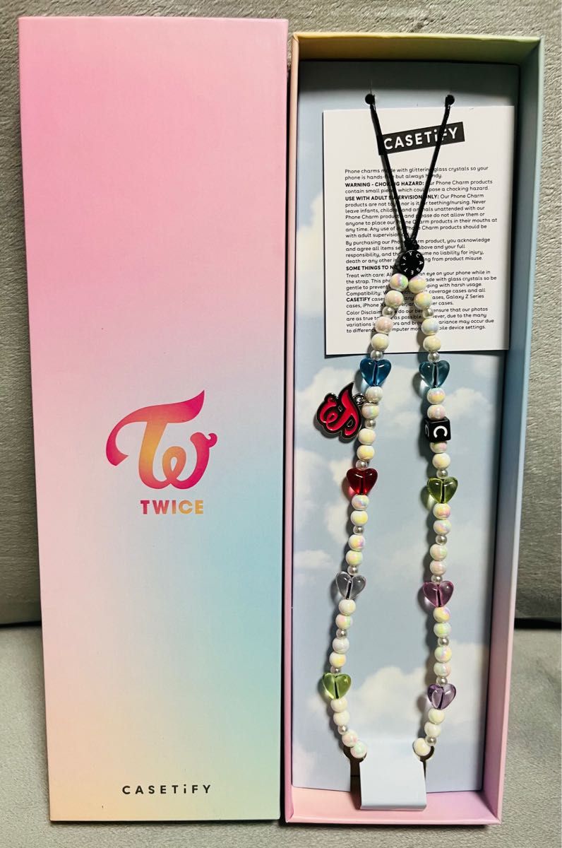 casetify×twice ケースティファイ TWICEメンバーストーンビーズ casetify×twice ケースティファイ TWICEメンバーストーンビーズ