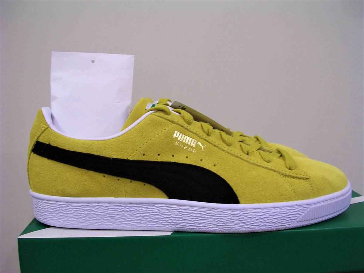 新品 PUMA SUEDE CLASSIC XXI 黄黒 29cm US11 人気カラー プーマ スエード クラッシック XXI #374915-57 クライド CLYDE_画像4