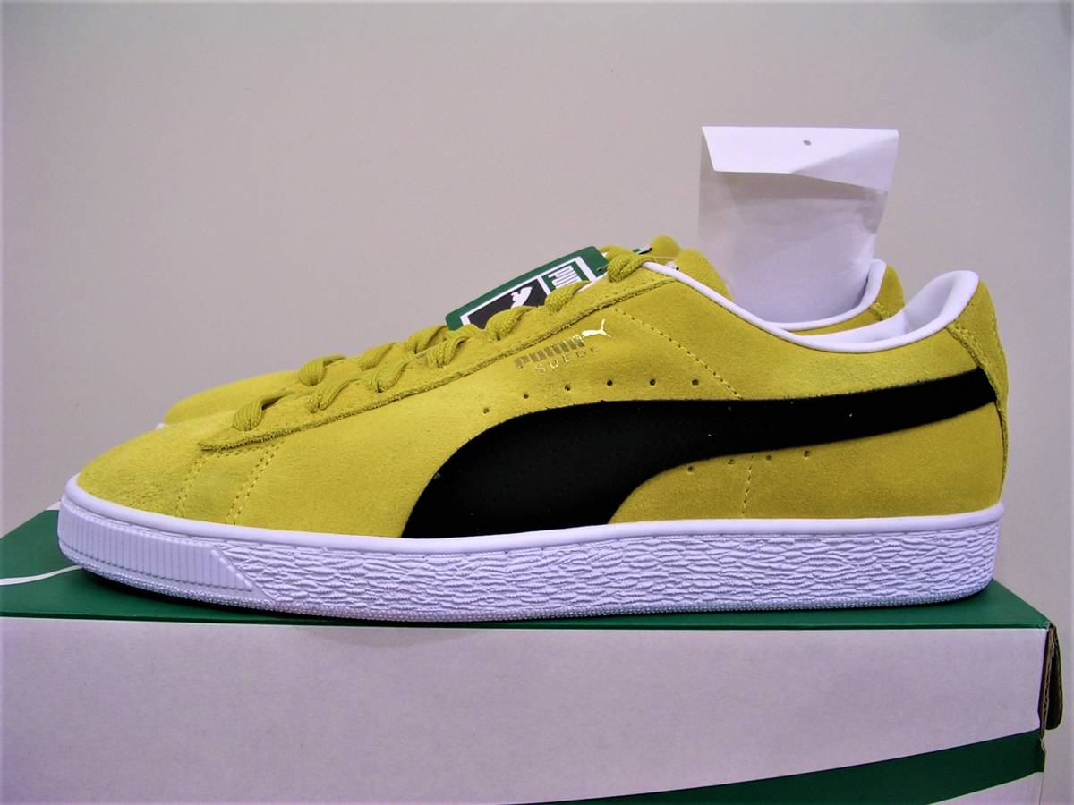 新品 PUMA SUEDE CLASSIC XXI 黄黒 29cm US11 人気カラー プーマ スエード クラッシック XXI #374915-57 クライド CLYDE_画像2