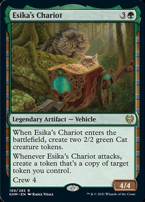 MTG ■緑/英語版■ 《エシカの戦車/Esika's Chariot》★FOIL★カルドハイム　KHM_画像1