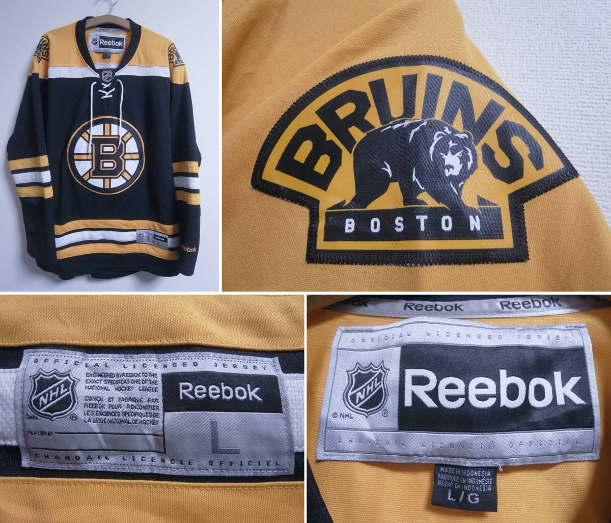 完売 X5/6190☆NHL☆アイスホッケー☆リーボック Reebok #編み上げ☆L