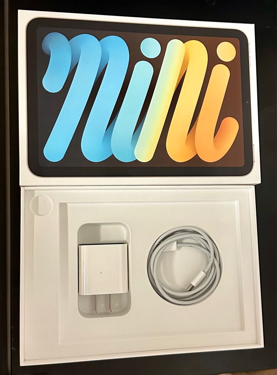 美品 iPad mini 6 第6世代 Apple Wi-Fi+cellular 64GBスターライト