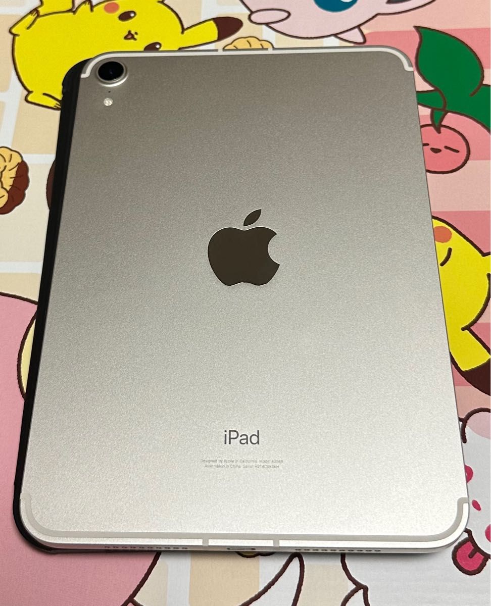 美品 iPad mini 6 第6世代 Apple Wi-Fi+cellular 64GBスターライト