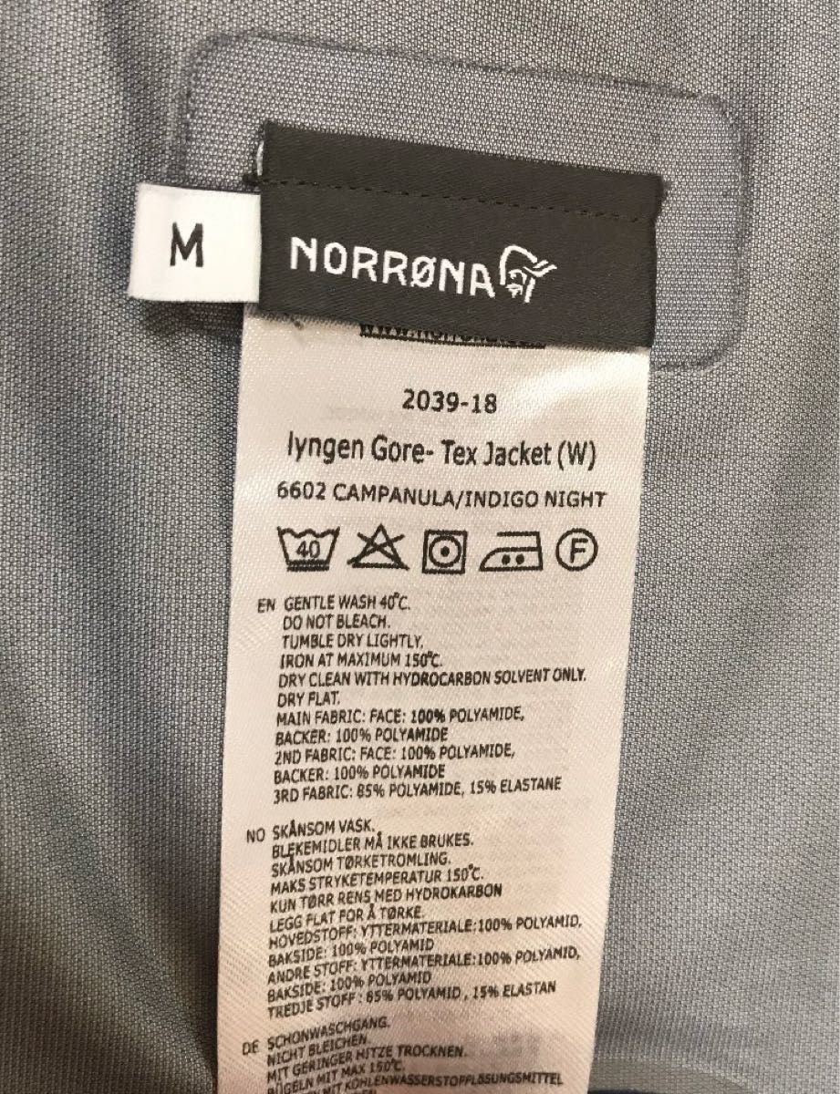 NORRONA ノローナlyngen GORE-TEX Jacket（W）リンゲン ゴアテックス ジャケット