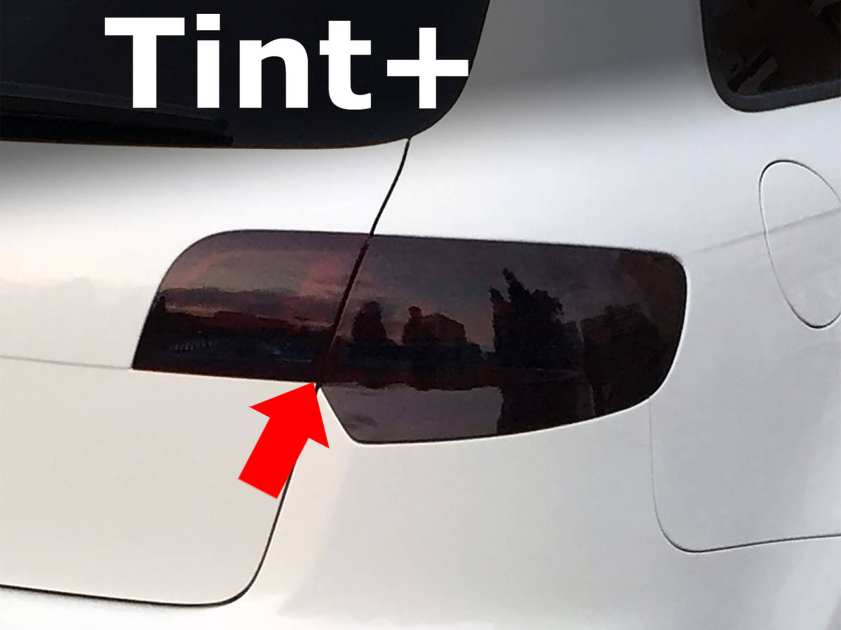 Tint+何度も貼れる アウディA3/S3 テールランプ スモークフィルム 8P系