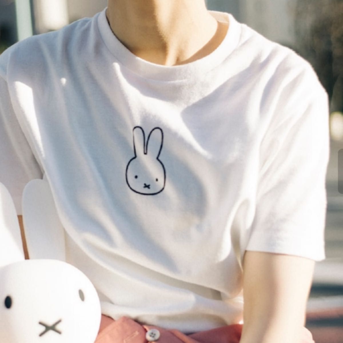 新品　ミッフィーおかおTシャツ ソクチュウ　＜so.C.hu × miffy＞