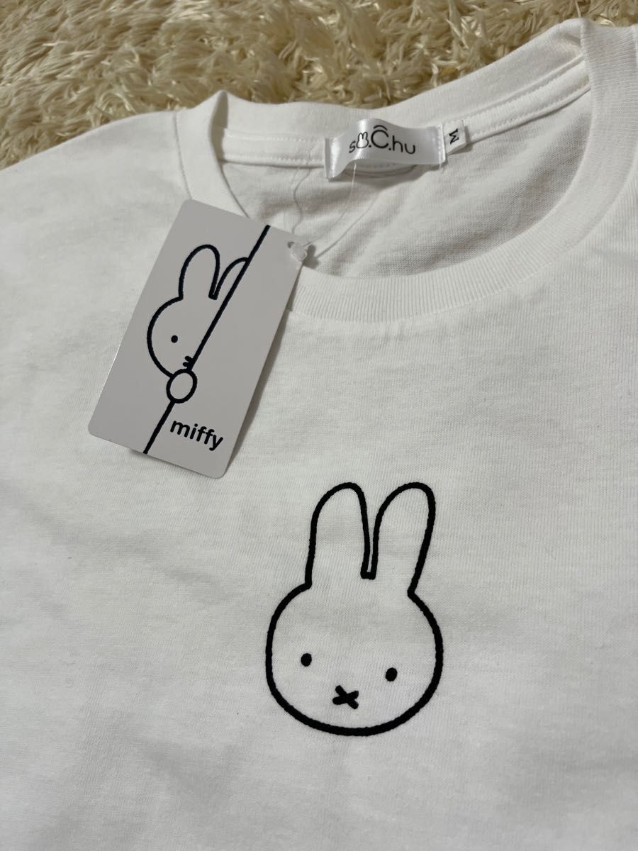 新品　ミッフィーおかおTシャツ ソクチュウ　＜so.C.hu × miffy＞