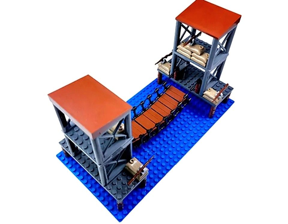 海上要塞　LEGO互換　匿名配送　レゴ武器　プラモデル　海堡　海賊　インテリア　誕生日プレゼント　ブロック　SWAT 特殊部隊