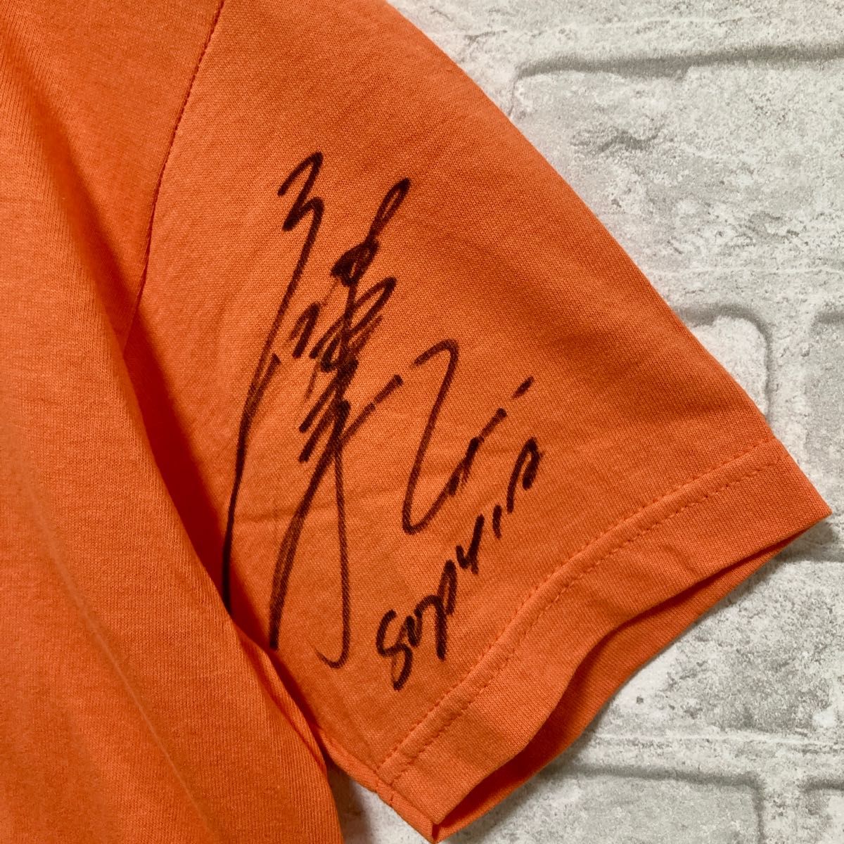 激レア】サイン入 SOPHIA ソフィア 松岡充 Tシャツ S オレンジ | www