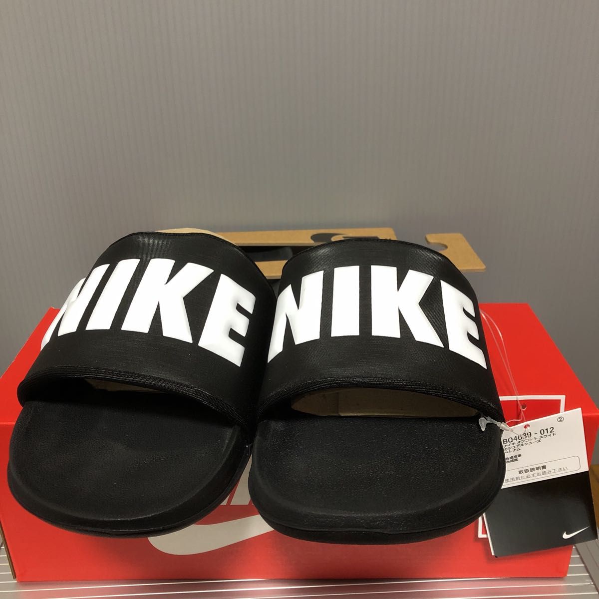 28cm US10 NIKE ナイキ オフコート スライド BQ4639 012 ブラック 黒 ベナッシ ナイキサンダル|PayPayフリマ ナイキ NIKE オフコート スライド BQ4639-012 28cm