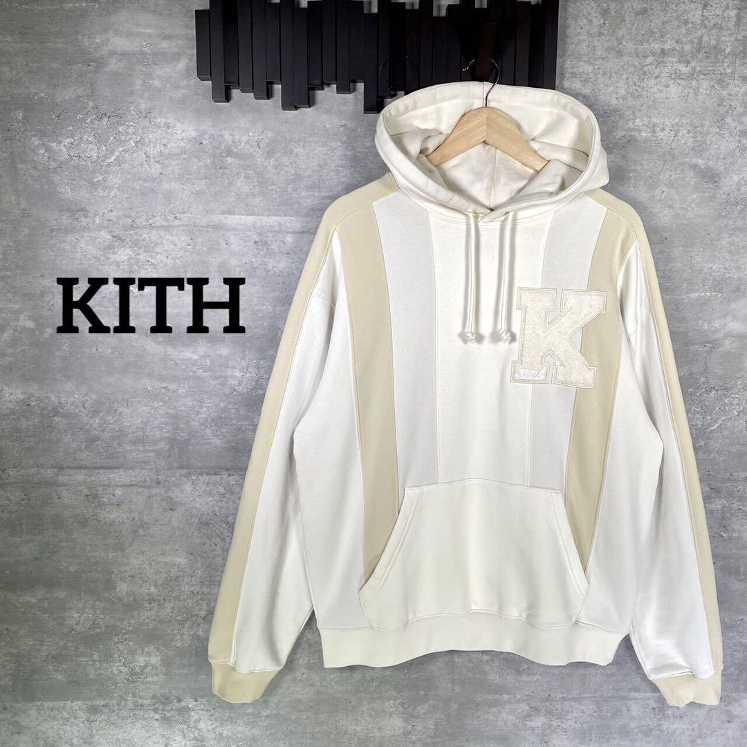 『KITH』キス (M) Williamsパネル切り替えプルオーバーパーカー_画像1