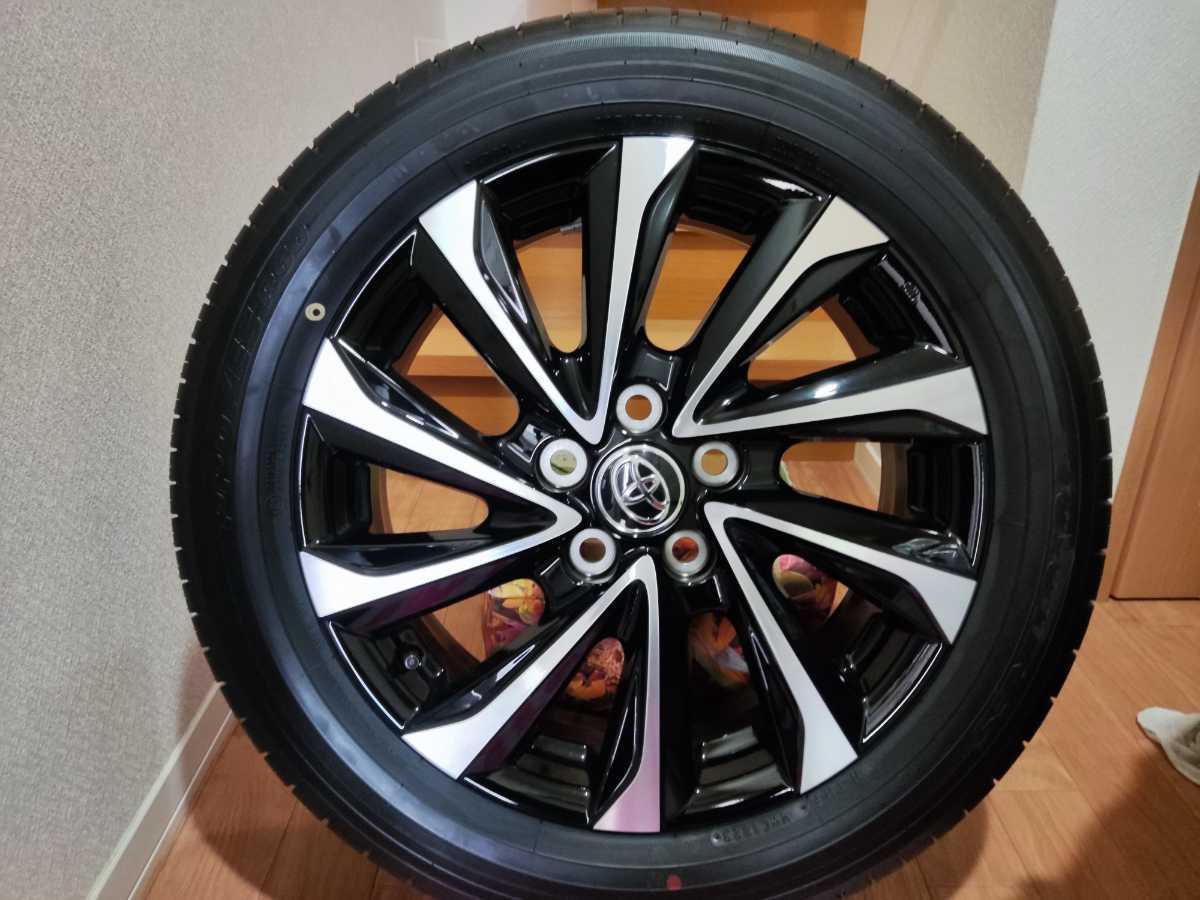 新車外し】トヨタ 90系 VOXY/NOHA ヴォクシー/ノア 17インチ純正タイヤホイールセット TOTYO 205/55R17 4本(純正ナット付き) 