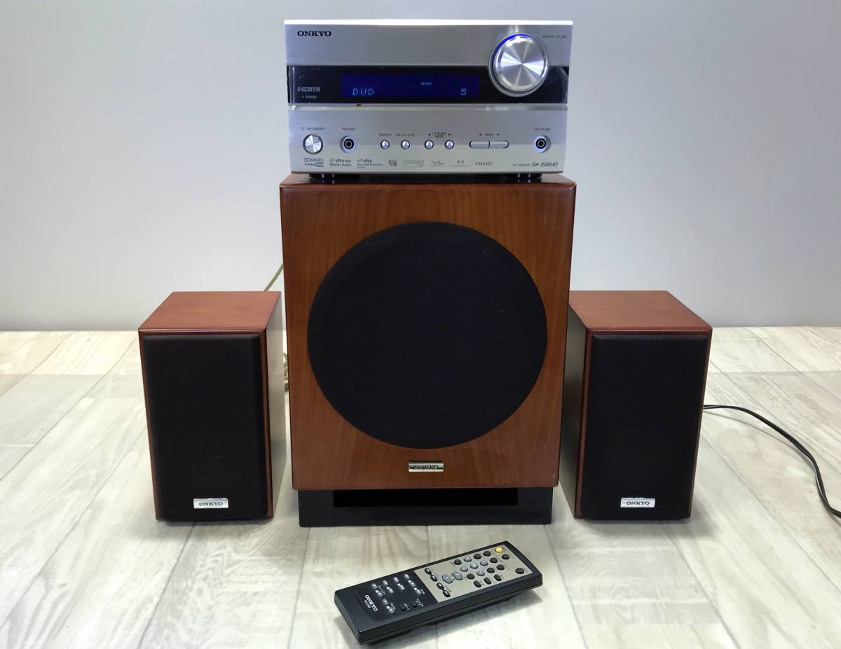 ヤフオク! - ☆ ONKYO AVアンプ スピーカー リモコン付き SA...