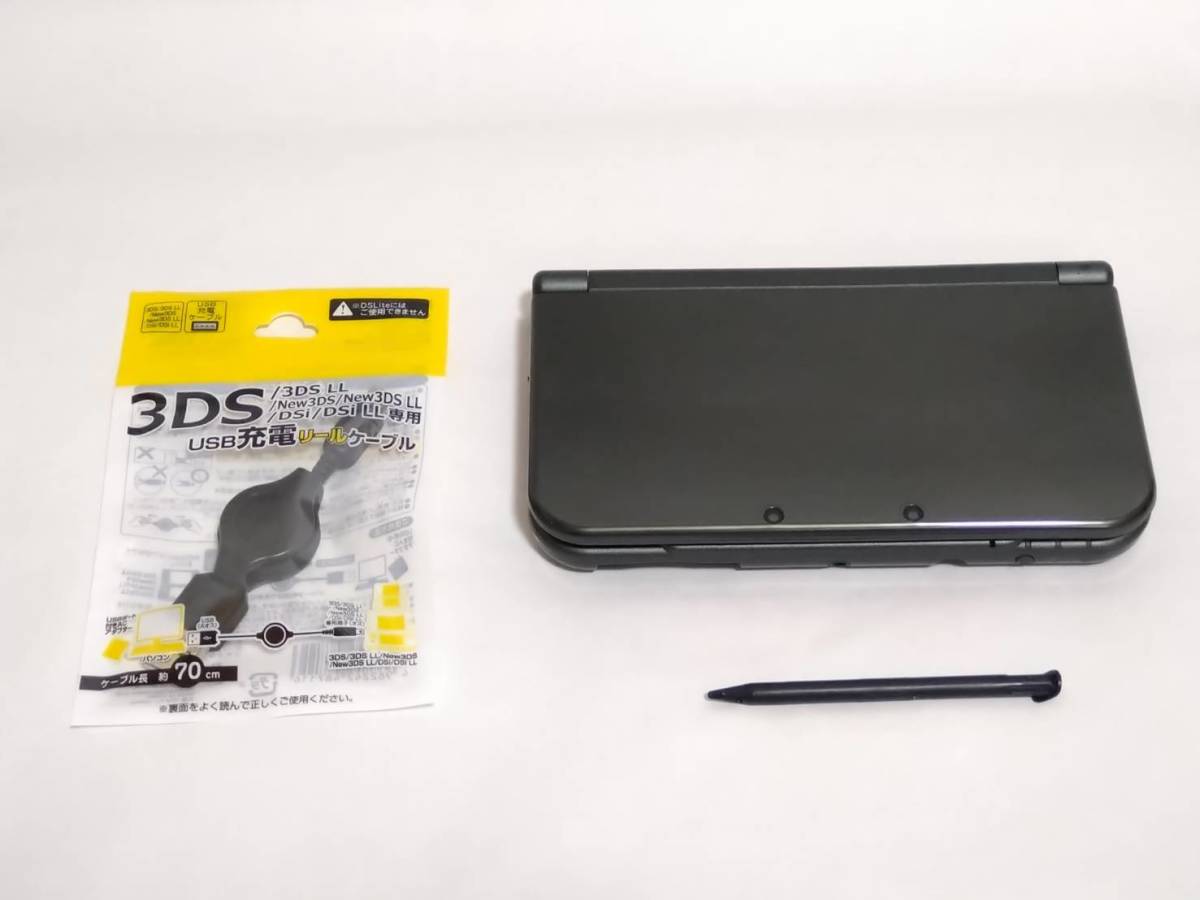 超爆安 Newニンテンドー3DS LL メタリックブラック本体 Nintendo