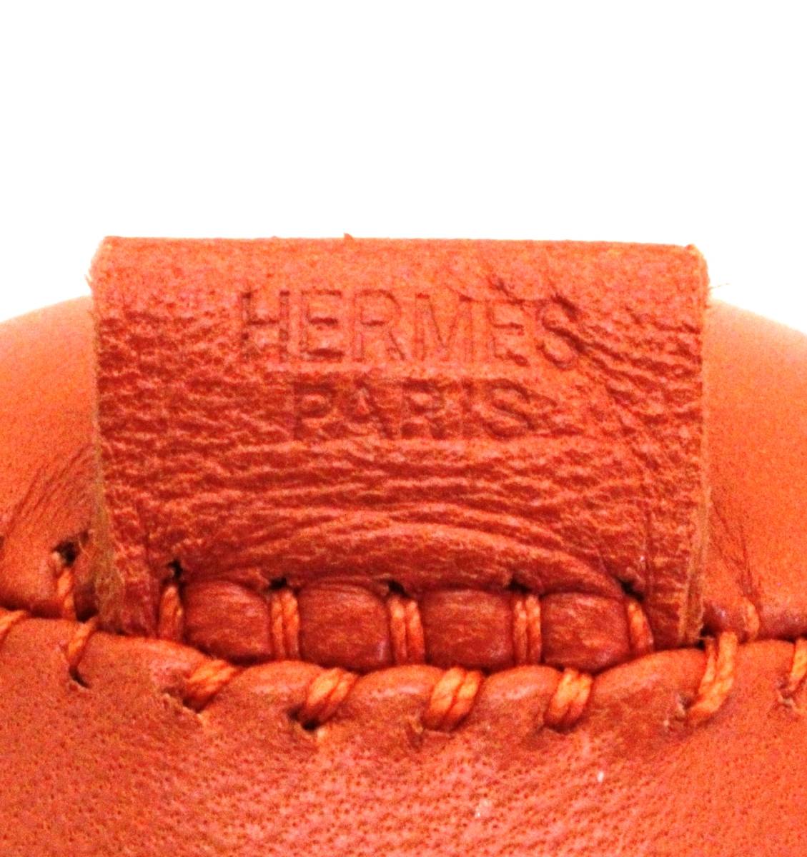 ◇◇【美品】HERMES エルメス オレンジ レザー 野球ボール