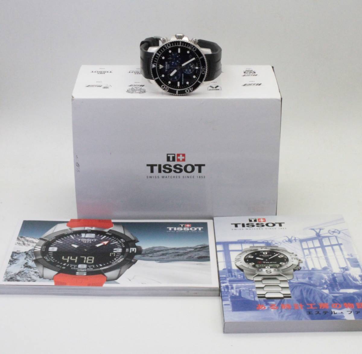 ◇◇【超美品】TISSOT ティソ シースター1000 クロノグラフ ブルー