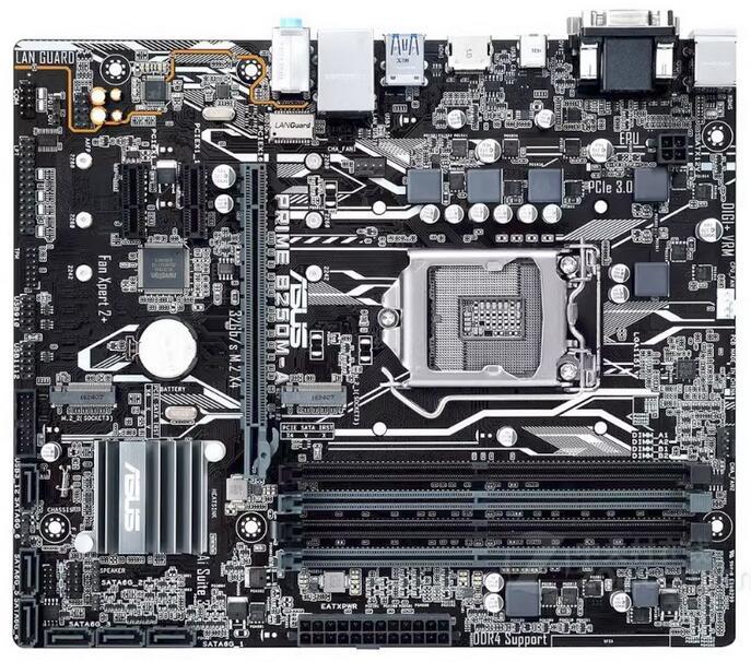 ASUS PRIME B250M-A Intel B250 1151 LGA MicroATX Desktop マザーボード_画像1