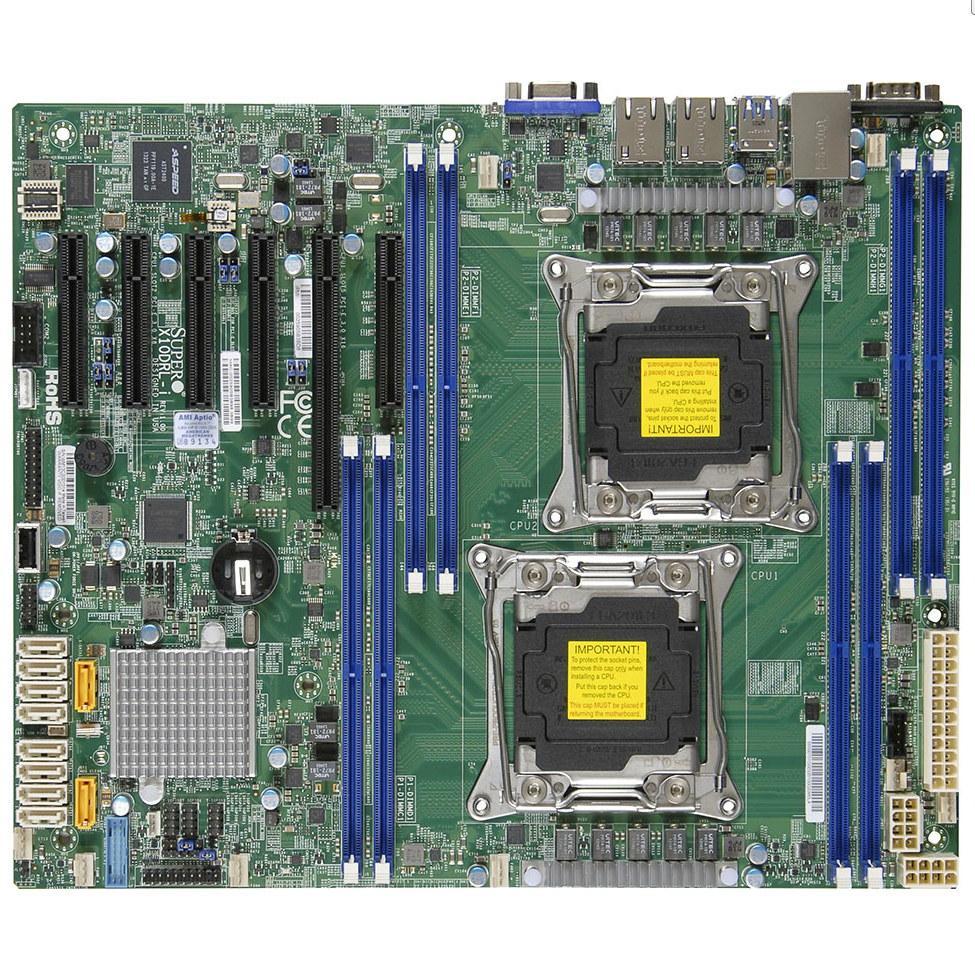 美品 Supermicro X10DRL-I マザーボード Intel C612 LGA 2011 DDR4 ATX Servers マザーボード_画像1
