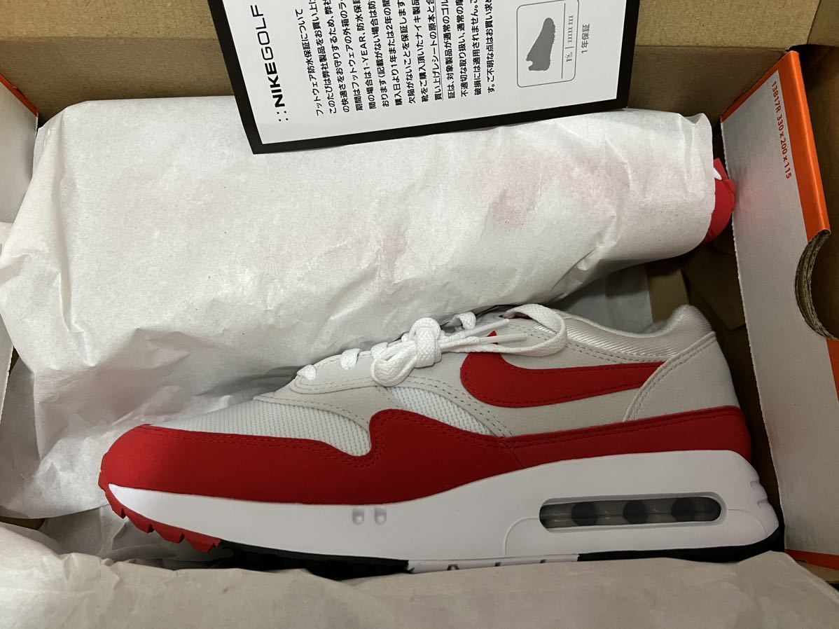 NIKE Nike air max 1 \'86 OG G golf shoes 26.5cm US8.5 new goods unused 