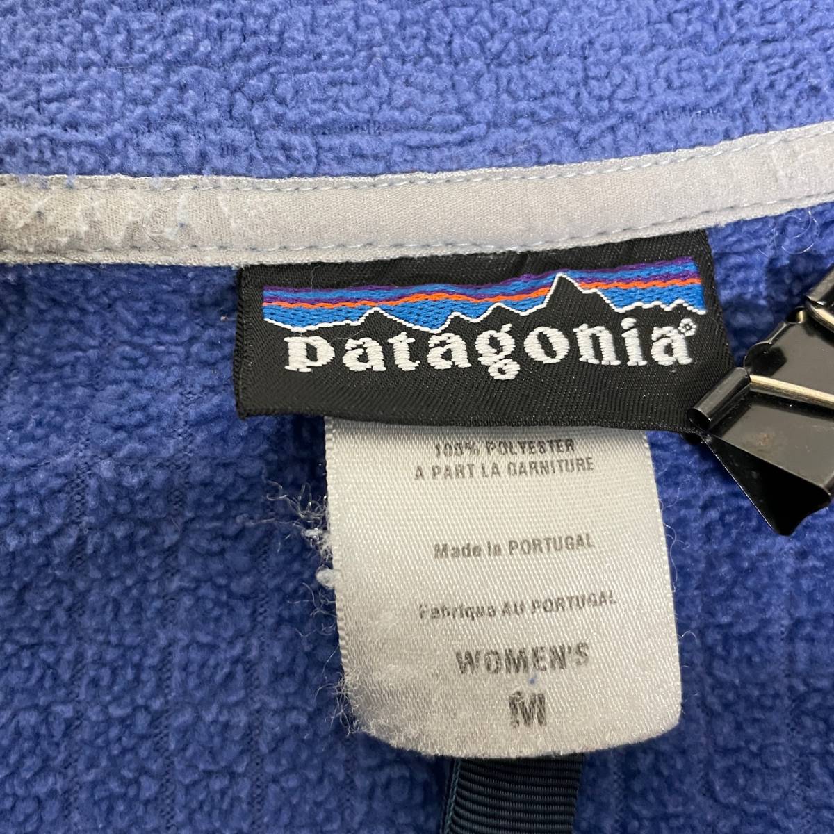 patagonia パタゴニア フリースジャケット ブルゾン レディース M 25313 ブルー アウトドア_画像4