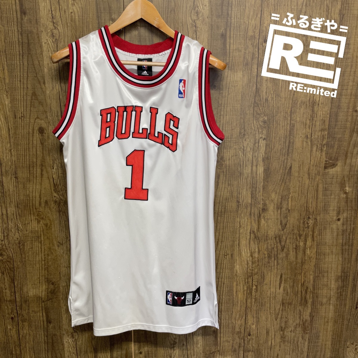 定番 アディダス adidas BULLS バスケ NBA ROSE ユニフォーム タンク