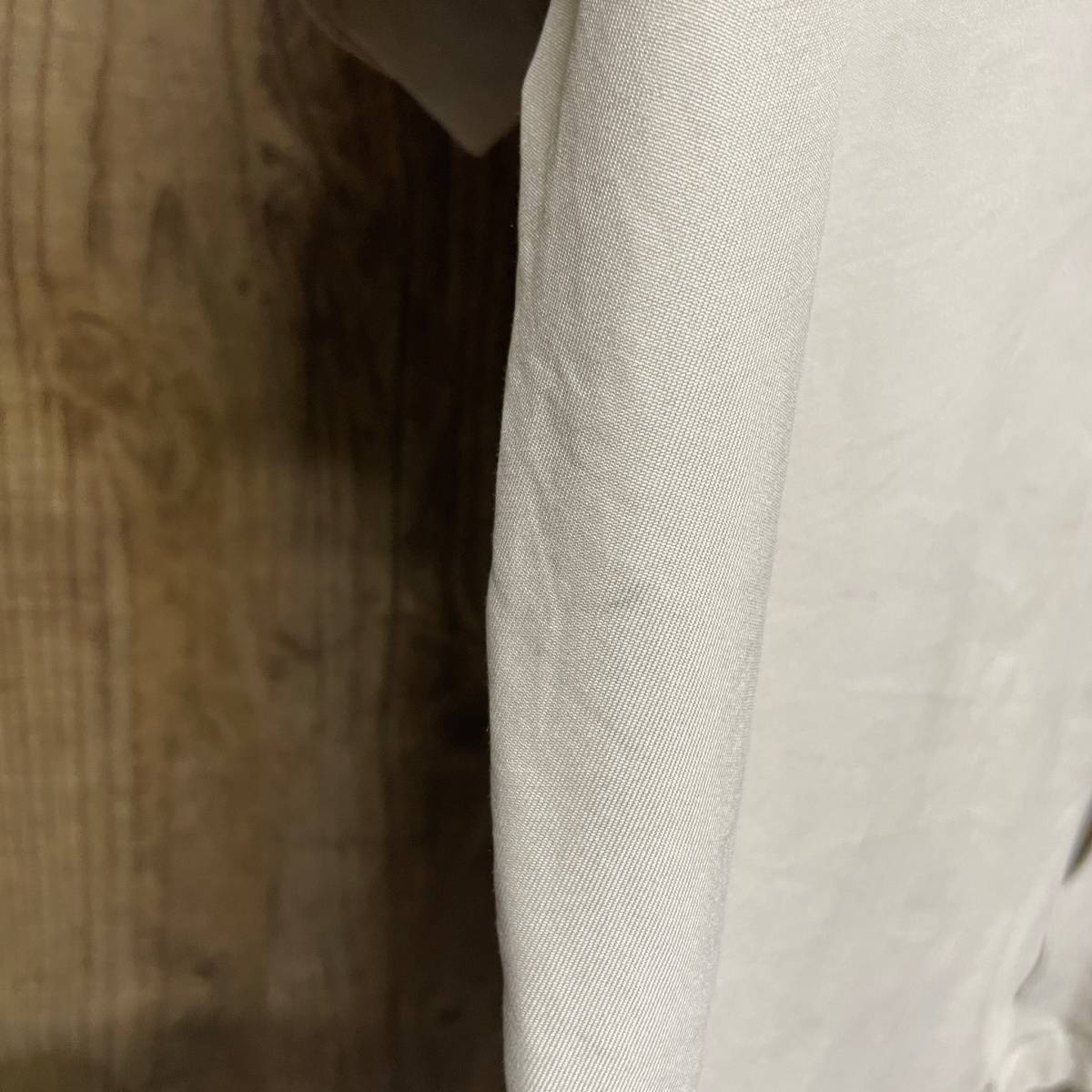 POLO RALPH LAUREN ポロラルフローレン 半袖開襟シャツ 90s ヴィンテージ メンズ XL シルク コットン ベージュ_画像4