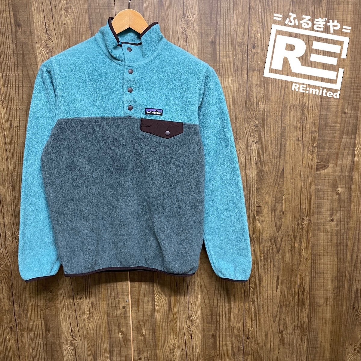 中古】 patagonia パタゴニア アウトドア ブルー M レディース