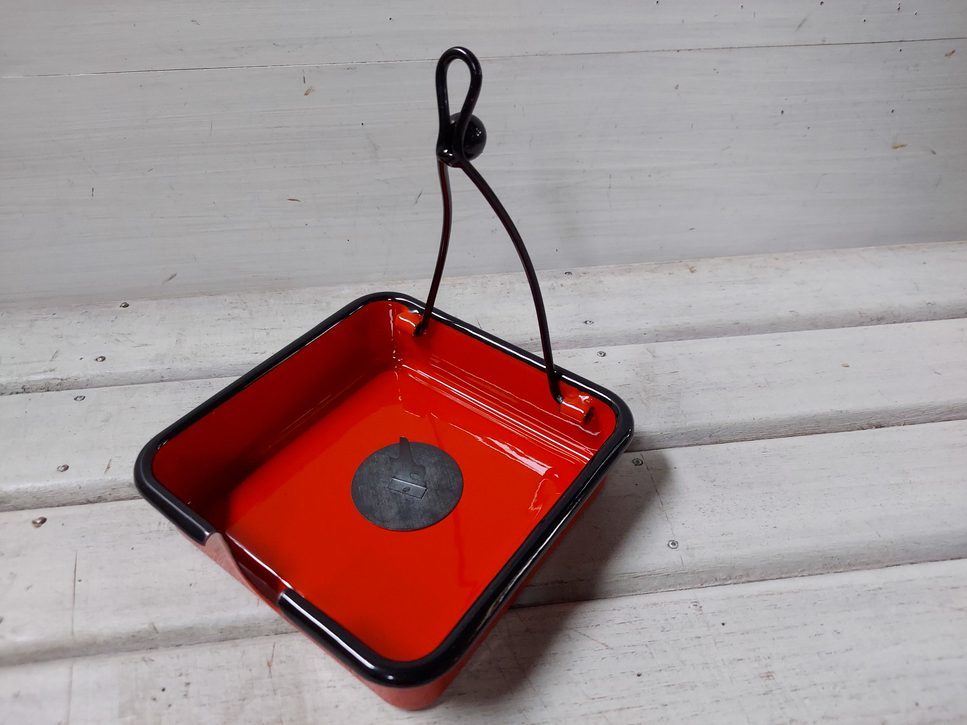 *DECOLE lovely mosquito .. anti-mosquito incense stand attaching steering wheel attaching enamelled red *