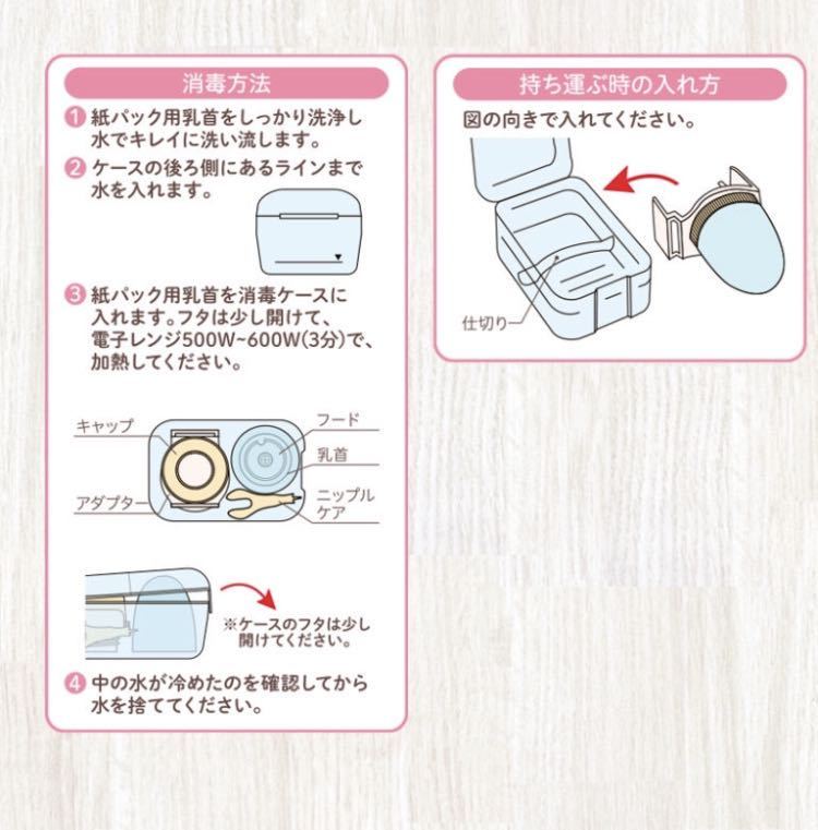 [ new goods ]chuchu:.... disinfection case paper pack for nipple 