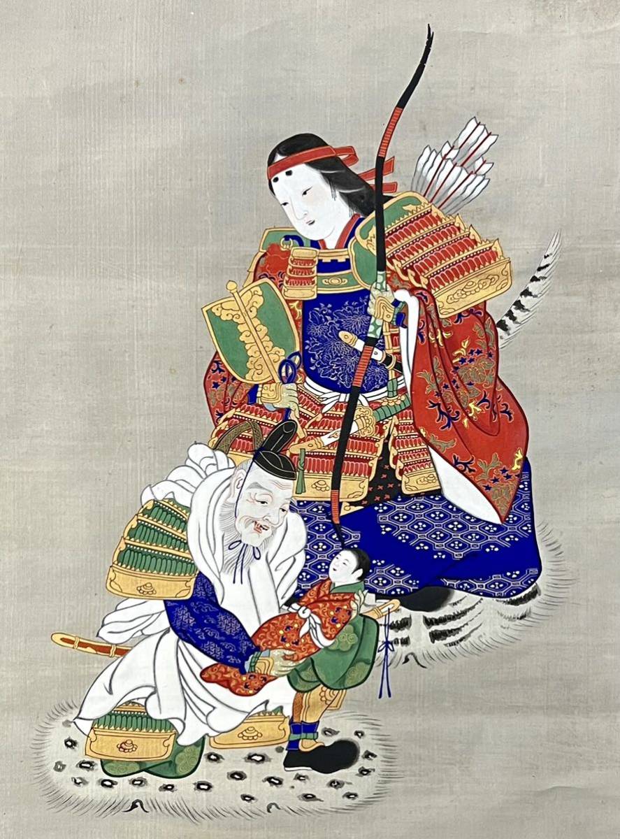 Yahoo!オークション - 【無銘無落款】『神功皇后・武内宿禰図 Yahoo!オークション - 【無銘無落款】『神功皇后・武内宿禰図