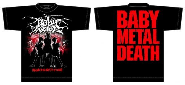 BABYMETAL DEATH TEE(S размер )