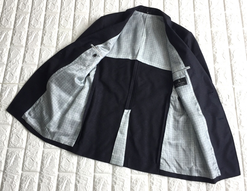 未使用に近い 通年 背抜き LANVIN collection ランバンコレクション