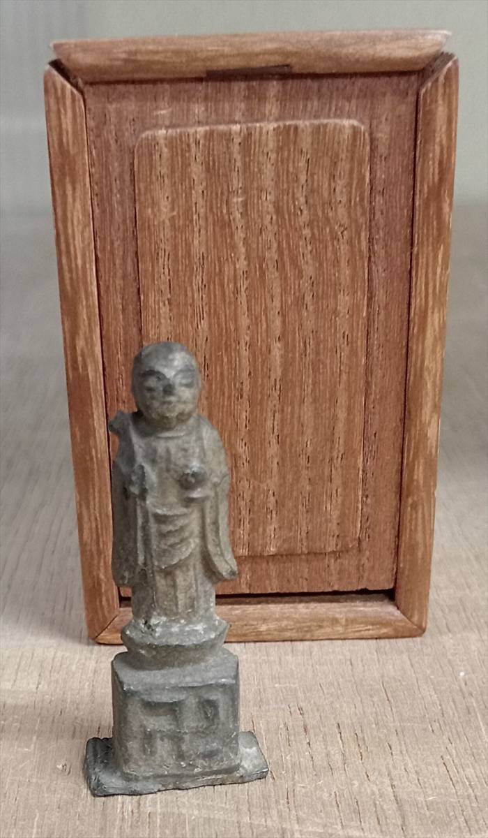銅仏 仏教美術 中国 銅製 仏像 骨董品 コレクション 古美術 箱_画像2