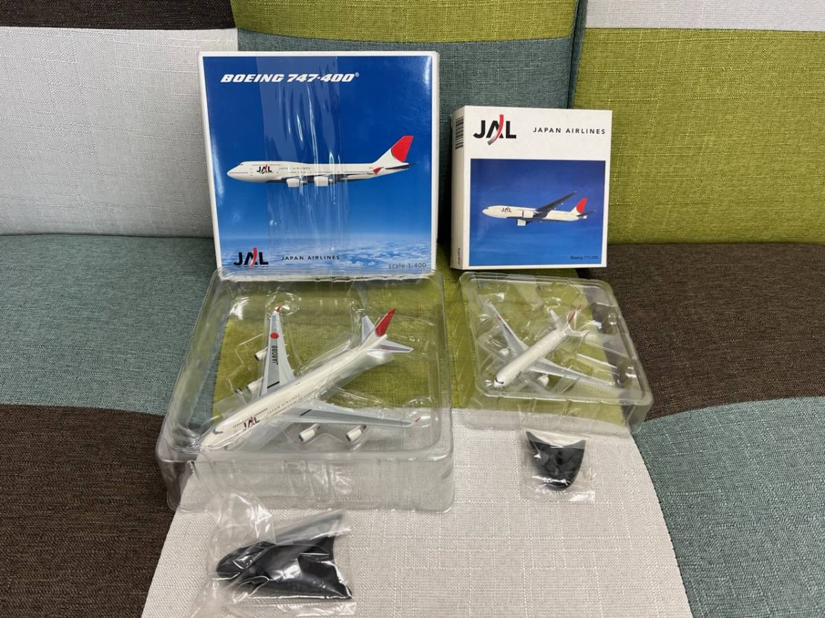herpa[JAL Japan Air Lines bo- wing 747-400 /700-200]2 machine set unopened 