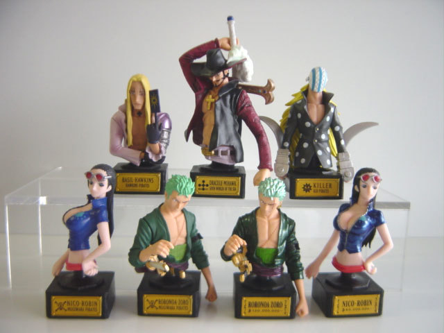 ★Hkx29Lt禮服ONEPIECE STATUE2罕見輸入Furukonpu所有七個蕭條♂BANDAI萬代♀400日元〓010976_S 原文:★Hkx29LtワンピースONEPIECE STATUE2レア入フルコンプ全7種胸像♂BANDAIバンダイ♀400円〓010976_s